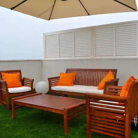 Apartmán Atico Con Vistas Al Mar, Solarium Privado Y Piscina