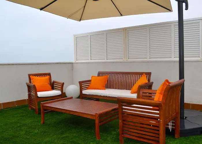 Apartman Atico Con Vistas Al Mar, Solarium Privado Y Piscina